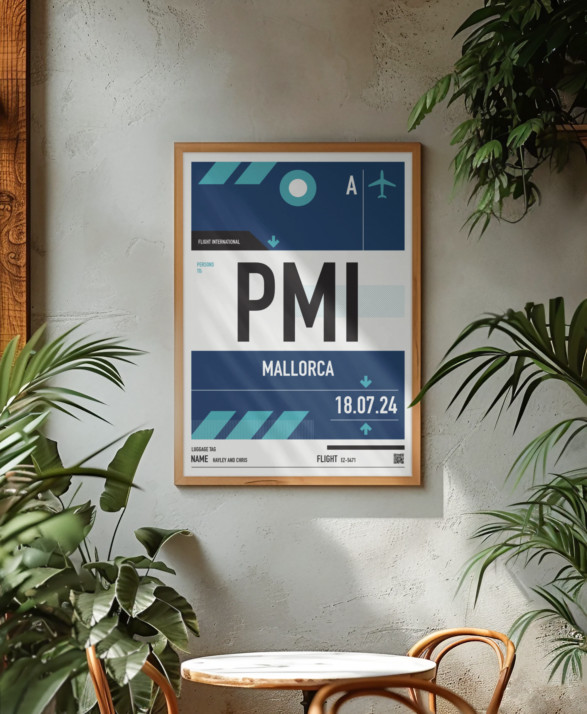 Airport Code Print